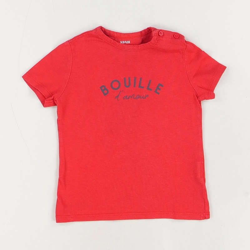 T-shirt rouge - Kiabi - Garçon 24 mois - Seconde Main