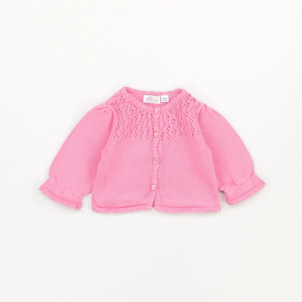 Pull rose - L'enfant do - Fille 3 mois - Seconde Main