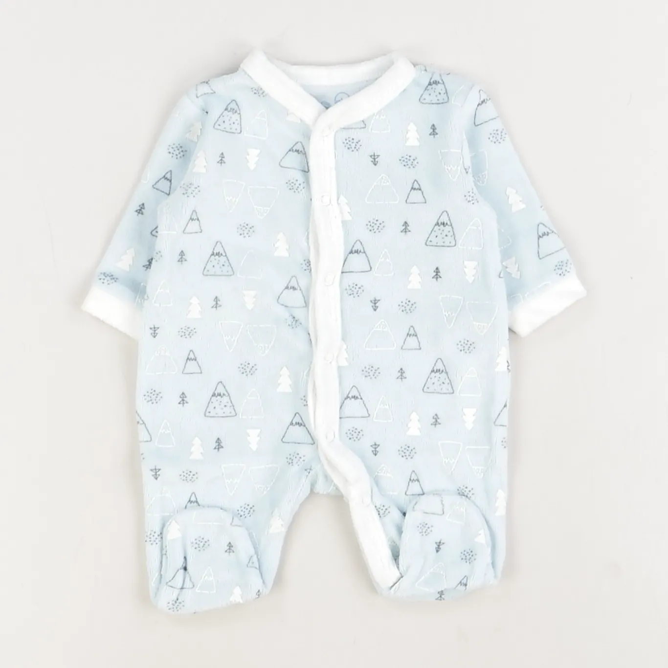 Pyjama bleu clair - Sans marque - Garçon Prématuré - Seconde Main
