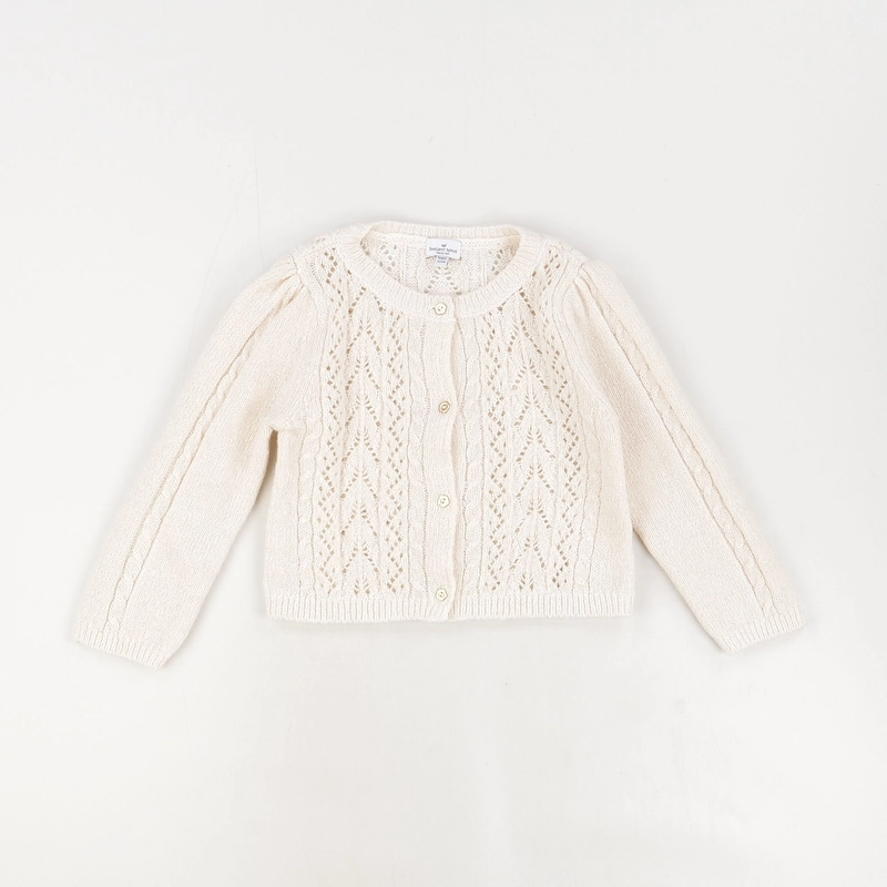 Gilet beige - Sergent Major - Fille 3 ans - Seconde Main