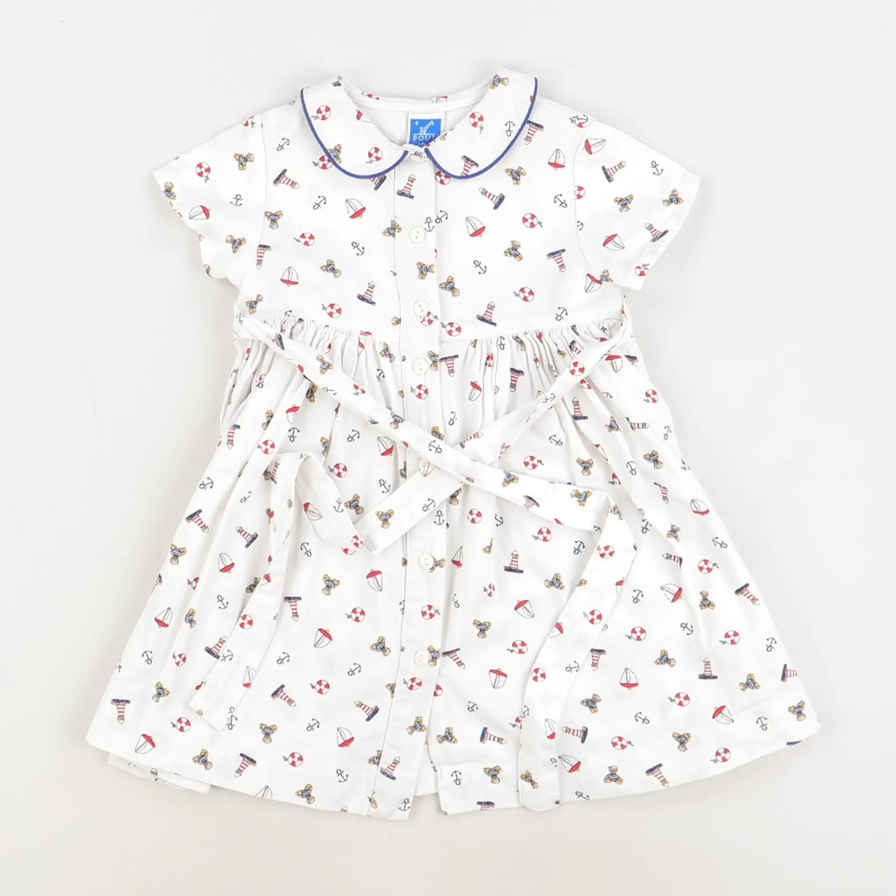 Robe blanc - Bout'Chou - Fille 18 mois - Seconde Main
