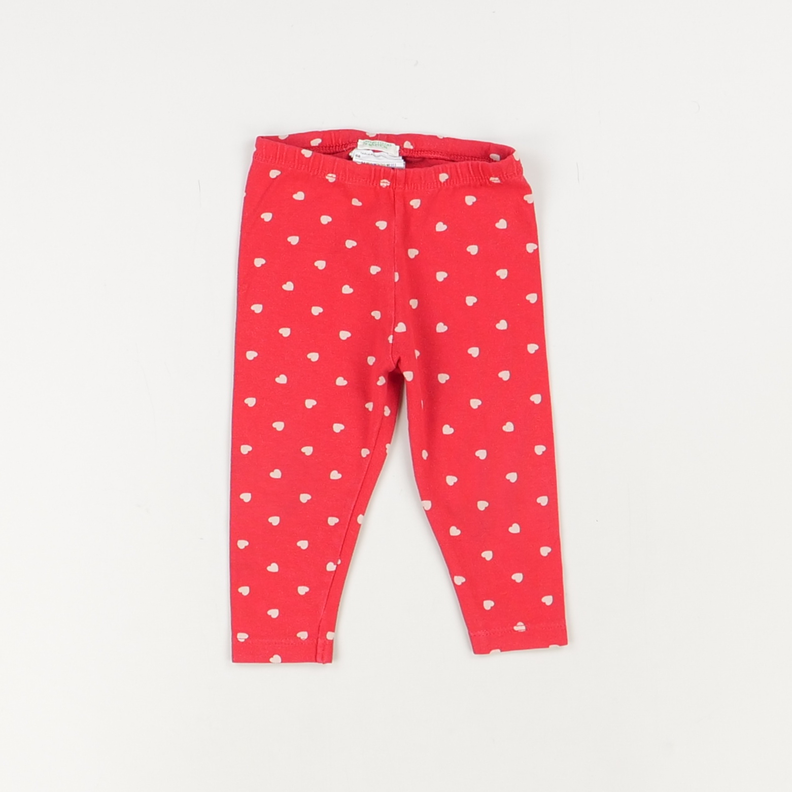 Legging rouge - United Colors of Benetton - Fille 6 mois - Seconde Main