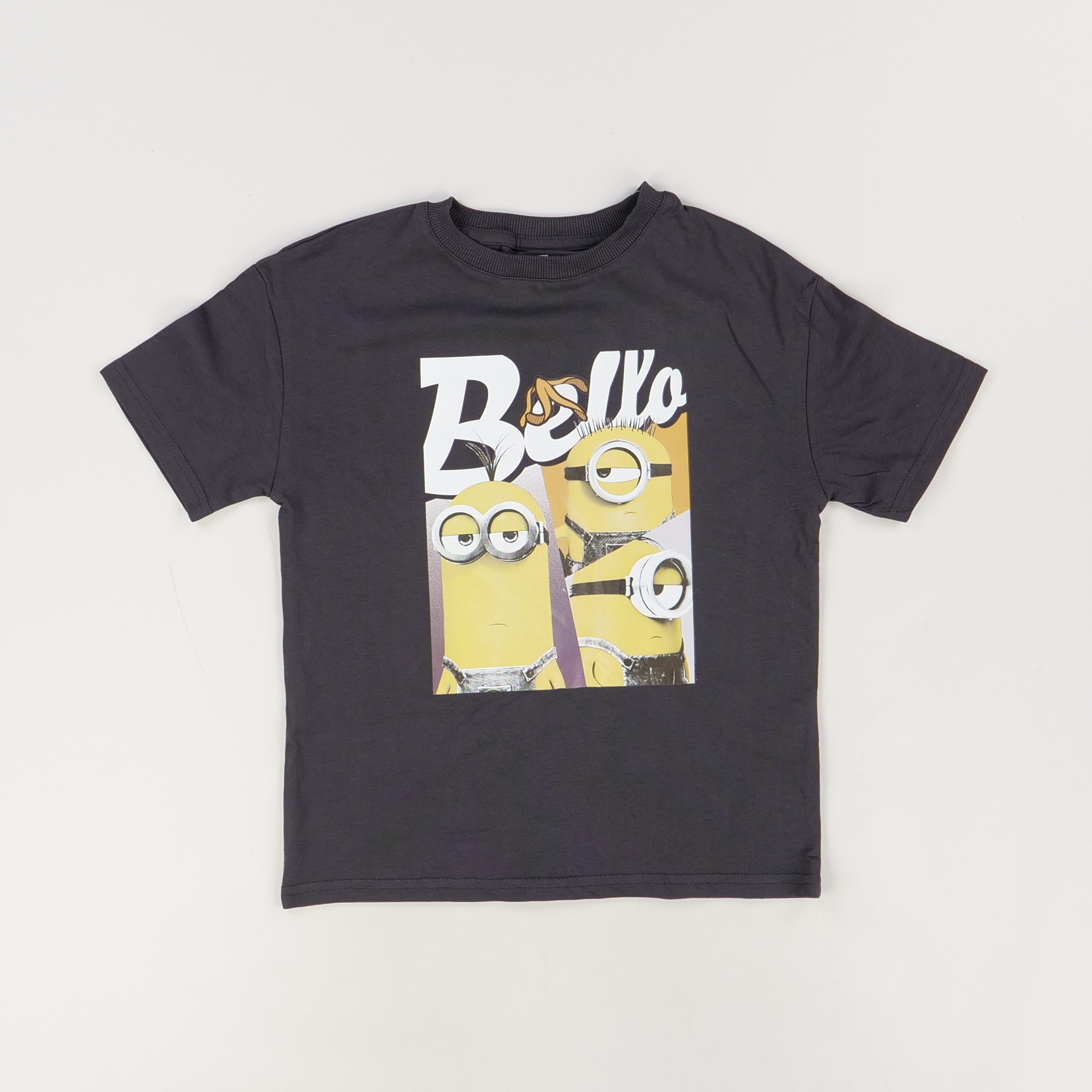 T-shirt noir - Minions - Garçon 8 ans - Seconde Main