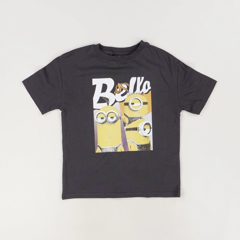 T-shirt noir - Minions - Garçon 8 ans - Seconde Main