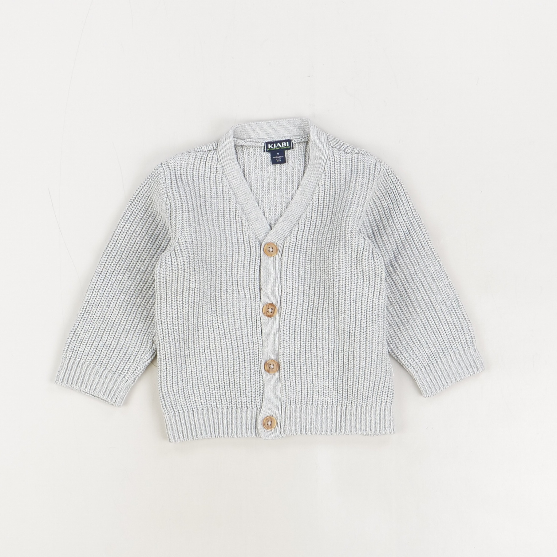 Gilet gris - Kiabi - Garçon 9 mois - Seconde Main