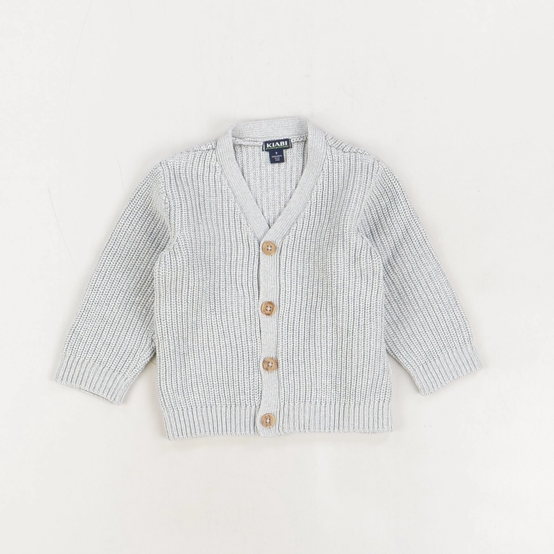 Gilet gris - Kiabi - Garçon 9 mois - Seconde Main