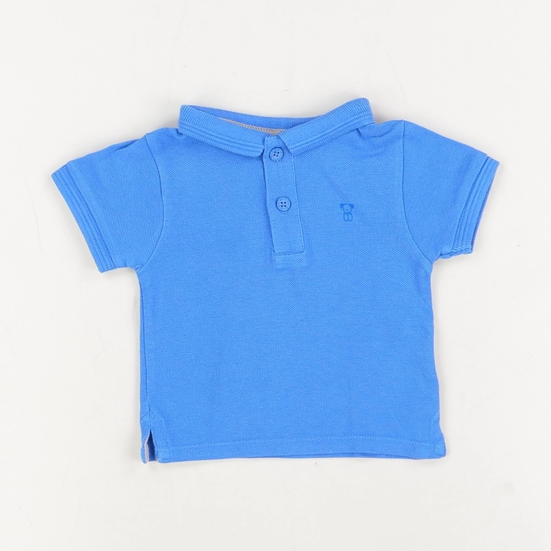 Polo bleu - Obaibi - Garçon 3 mois - Seconde Main