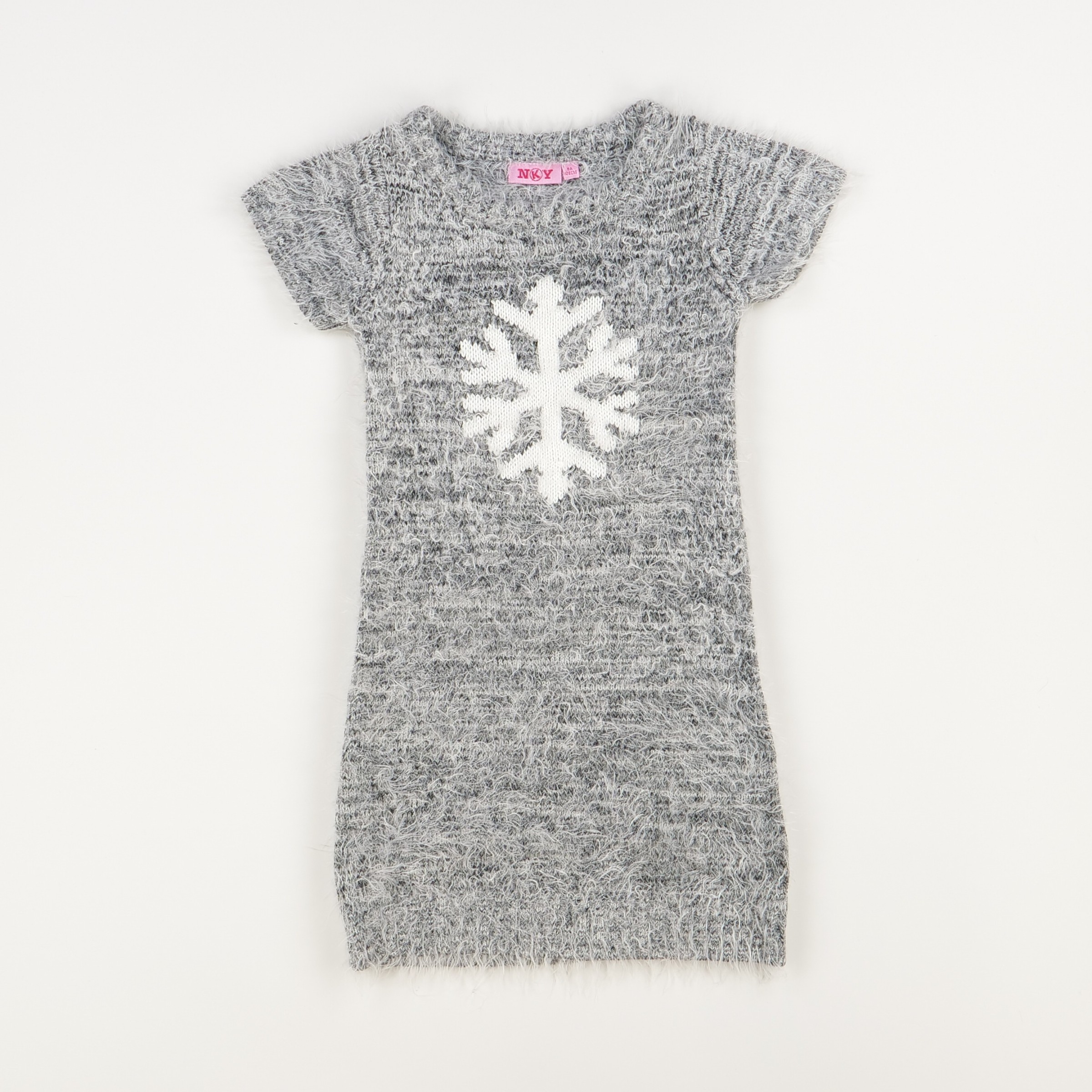 Robe gris - NKY - Fille 8 ans - Seconde Main