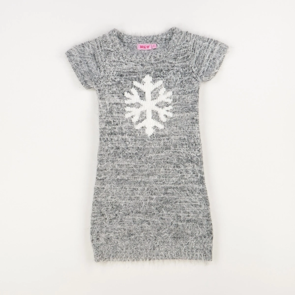 Robe gris - NKY - Fille 8 ans - Seconde Main