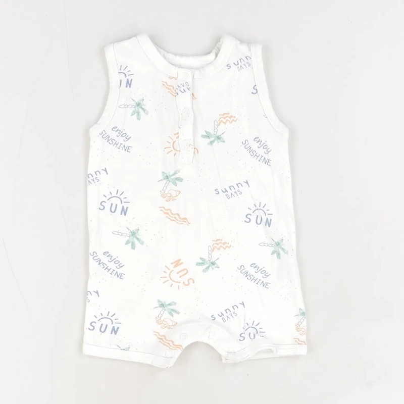 Combinaison blanc - Kiabi - Mixte 6 mois - Seconde Main