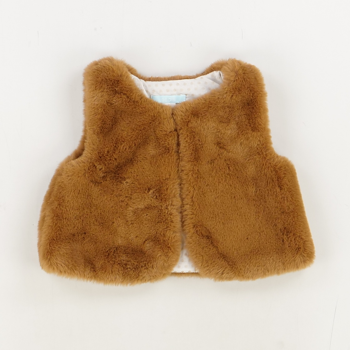 Gilet marron - Obaibi - Fille 12 mois - Seconde Main