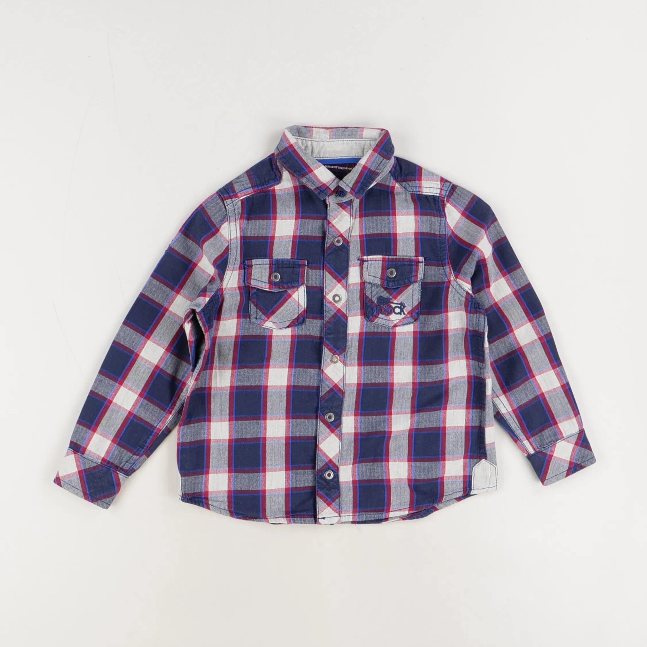 Chemise bleu - Sergent Major - Garçon 5 ans - Seconde Main