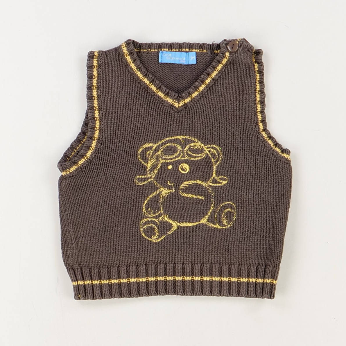 Pull marron - Tout simplement - Garçon 3 mois - Seconde Main