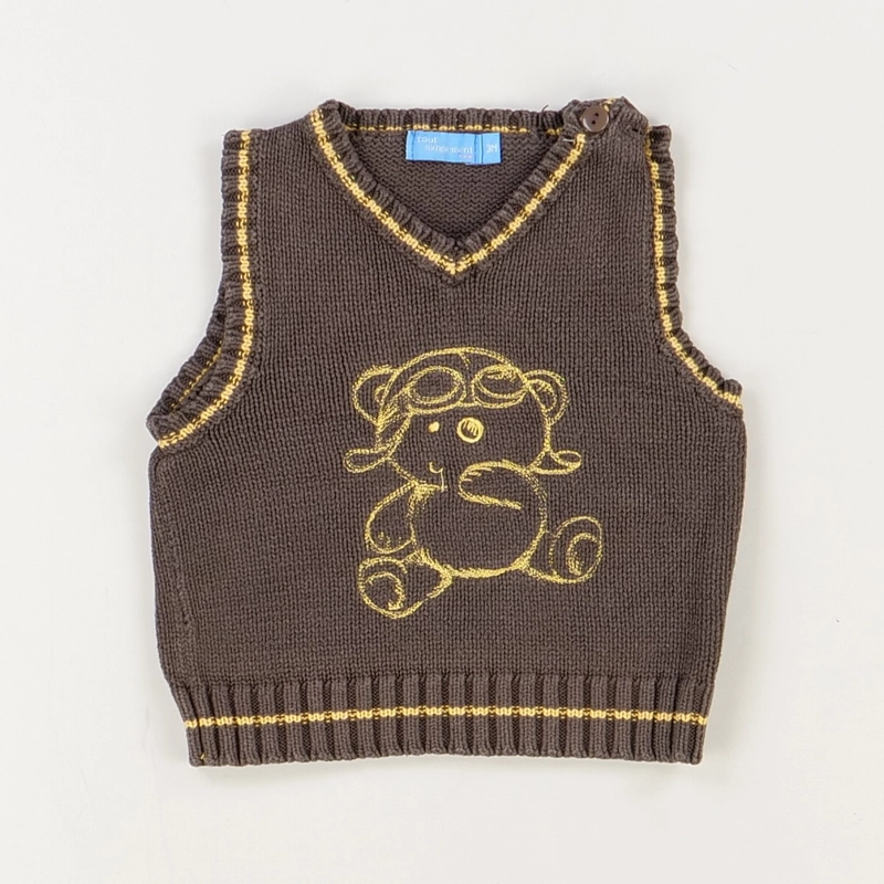 Pull marron - Tout simplement - Garçon 3 mois - Seconde Main