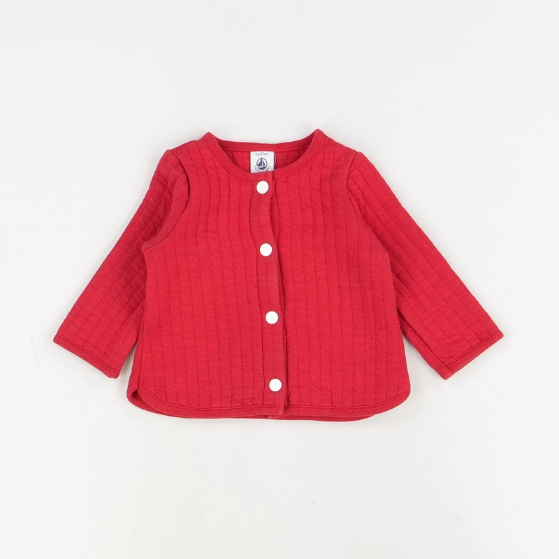 Gilet rouge - Petit Bateau - Fille 6 mois - Seconde Main