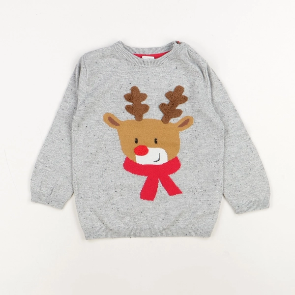 Pull gris - H&M - Garçon 2 ans - Seconde Main