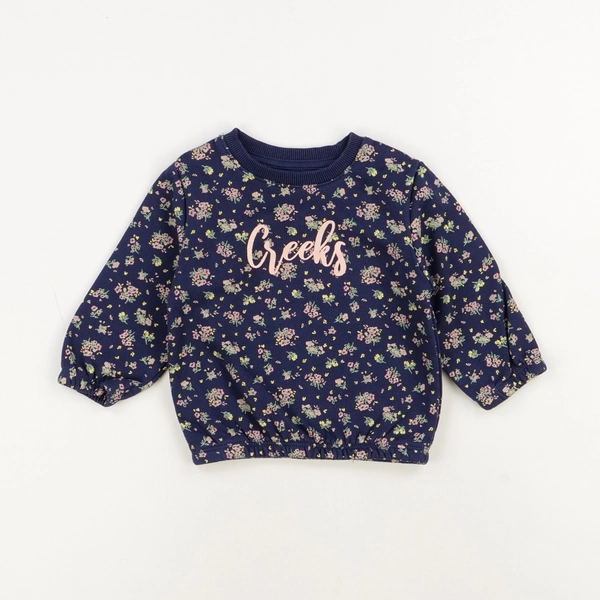 Pull bleu - Creeks - Fille 9 mois - Seconde Main