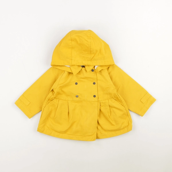 Manteau jaune - Obaibi - Fille 12 mois - Seconde Main