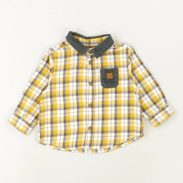 Chemise jaune - Obaibi - Garçon 6 mois - Seconde Main
