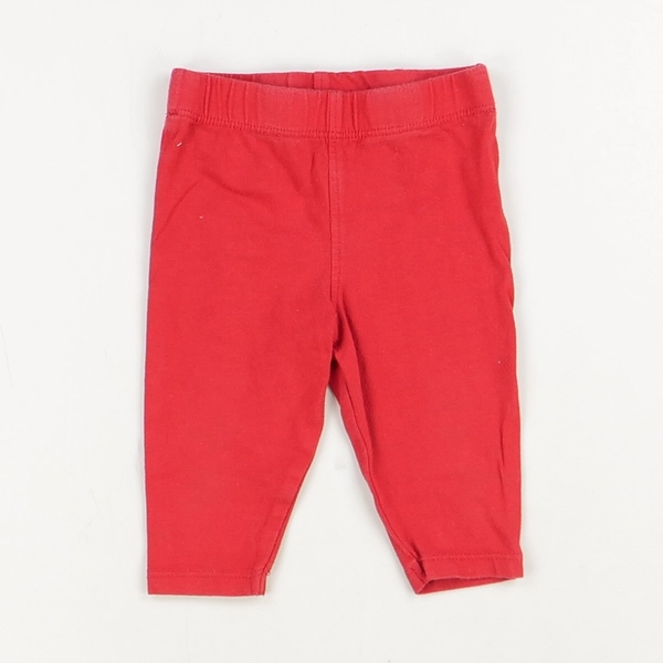 Legging rouge - Mots d'enfants - Fille 6 mois - Seconde Main
