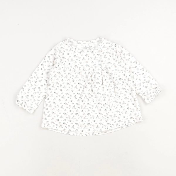 Blouse blanc - Vertbaudet - Mixte 6 mois - Seconde Main