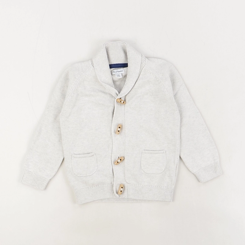 Gilet blanc - Pat Et Ripaton - Garçon 24 mois - Seconde Main