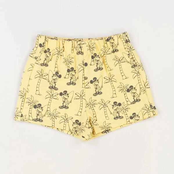 Short jaune - Disney - Garçon 12 mois - Seconde Main
