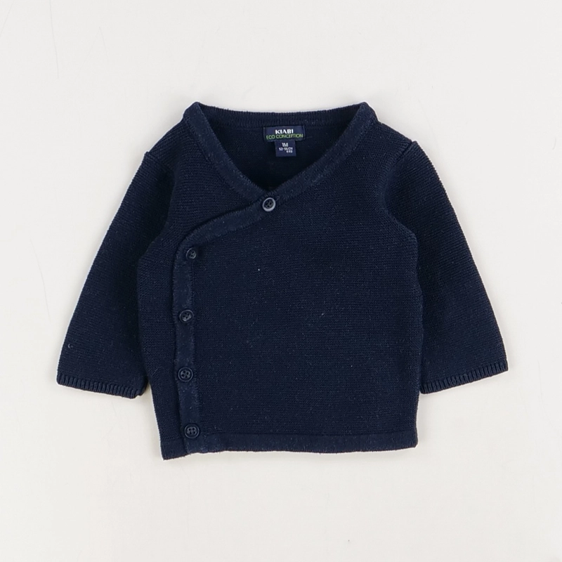 Gilet bleu - Kiabi - Garçon 1 mois - Seconde Main