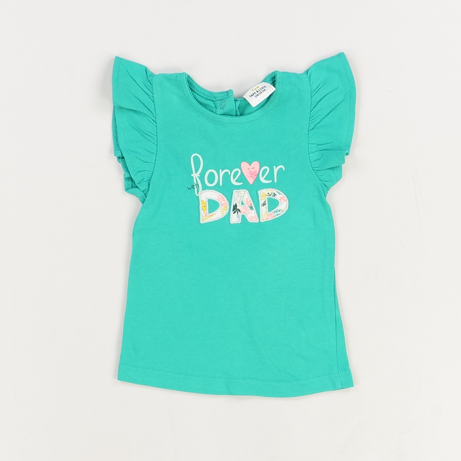 T-shirt vert - Tape à l'oeil - Fille 3 mois - Seconde Main