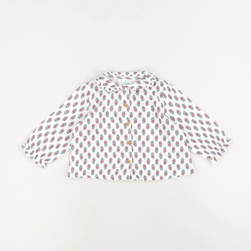 Chemise blanc - Tex baby - Fille 12 mois - Seconde Main