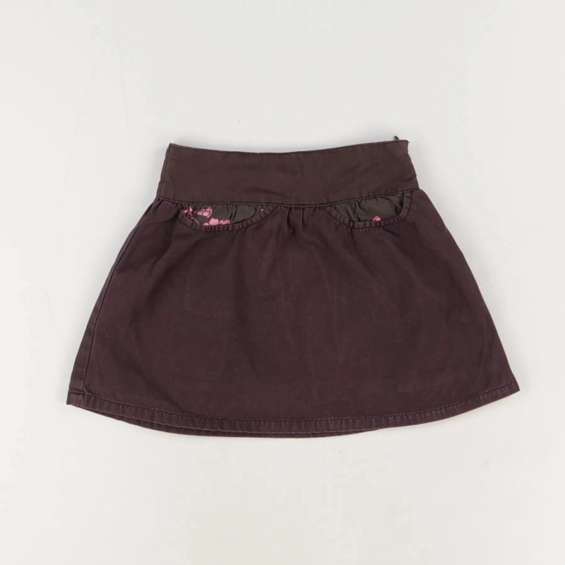 Jupe bordeaux - Du pareil au même - Fille 3 ans - Seconde Main