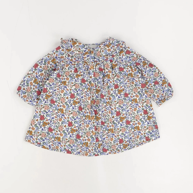 Chemise multicolore - Bout'Chou - Fille 6 mois - Seconde Main