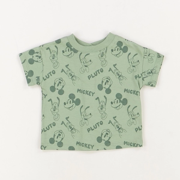 T-shirt vert - Disney - Garçon 1 mois - Seconde Main
