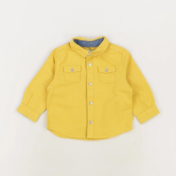 Chemise jaune - Obaibi - Garçon 6 mois - Seconde Main