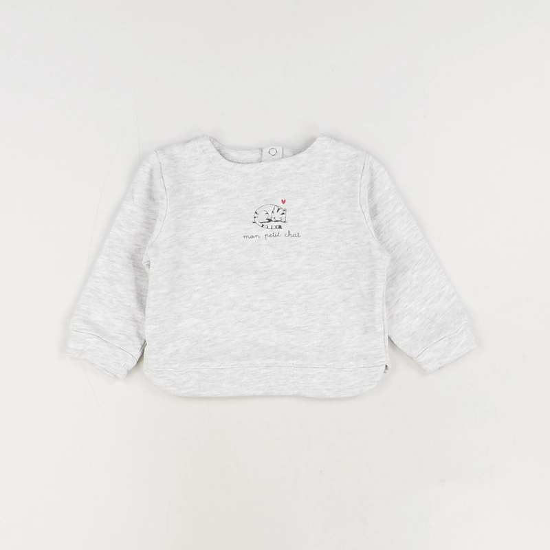 Pull gris - Kiabi - Fille 18 mois - Seconde Main