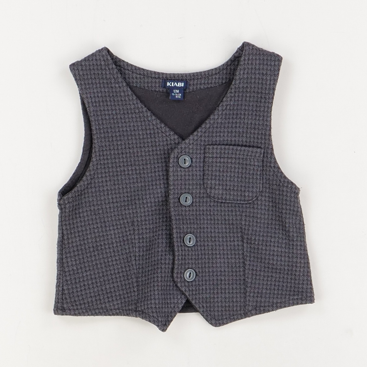 Gilet gris - Kiabi - Garçon 12 mois - Seconde Main