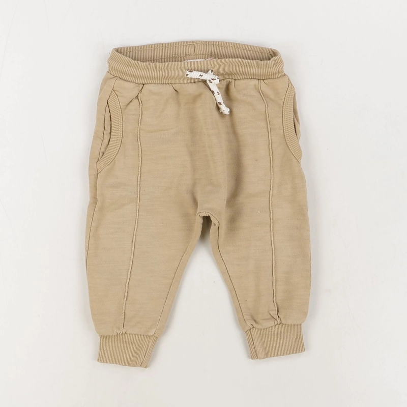 Jogging beige - Zara - Garçon 9 mois - Seconde Main
