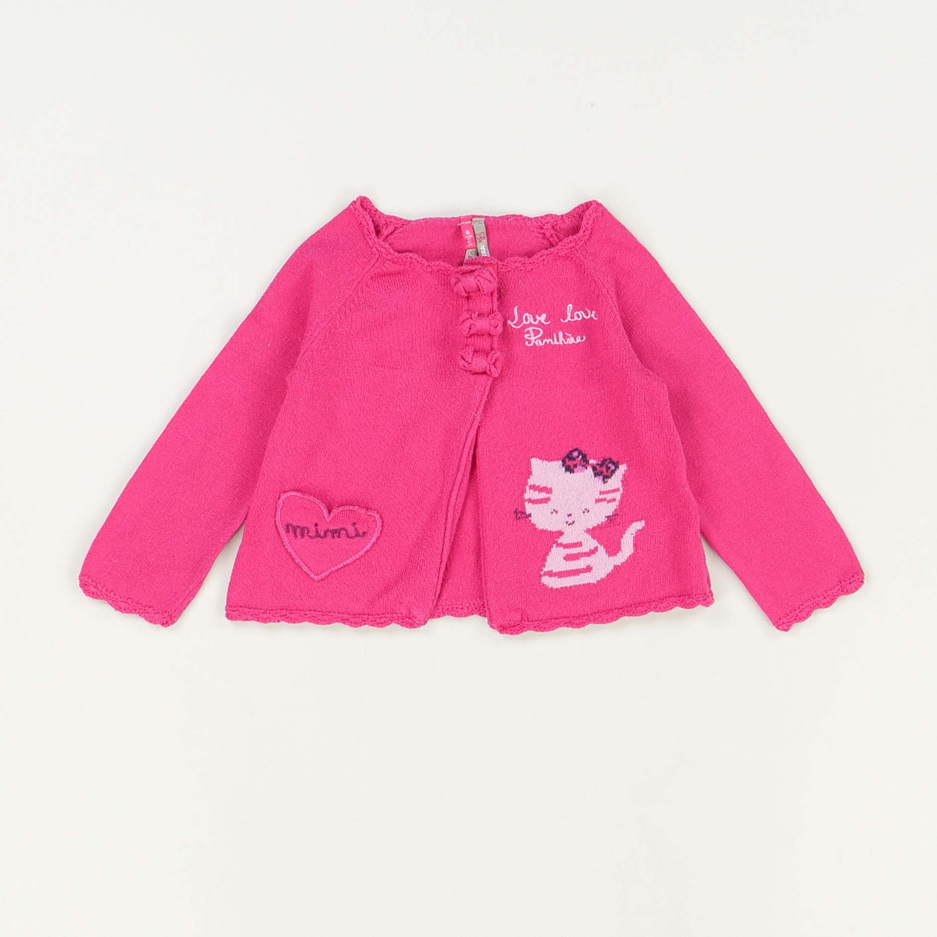 Gilet rose - Orchestra - Fille 6 mois - Seconde Main