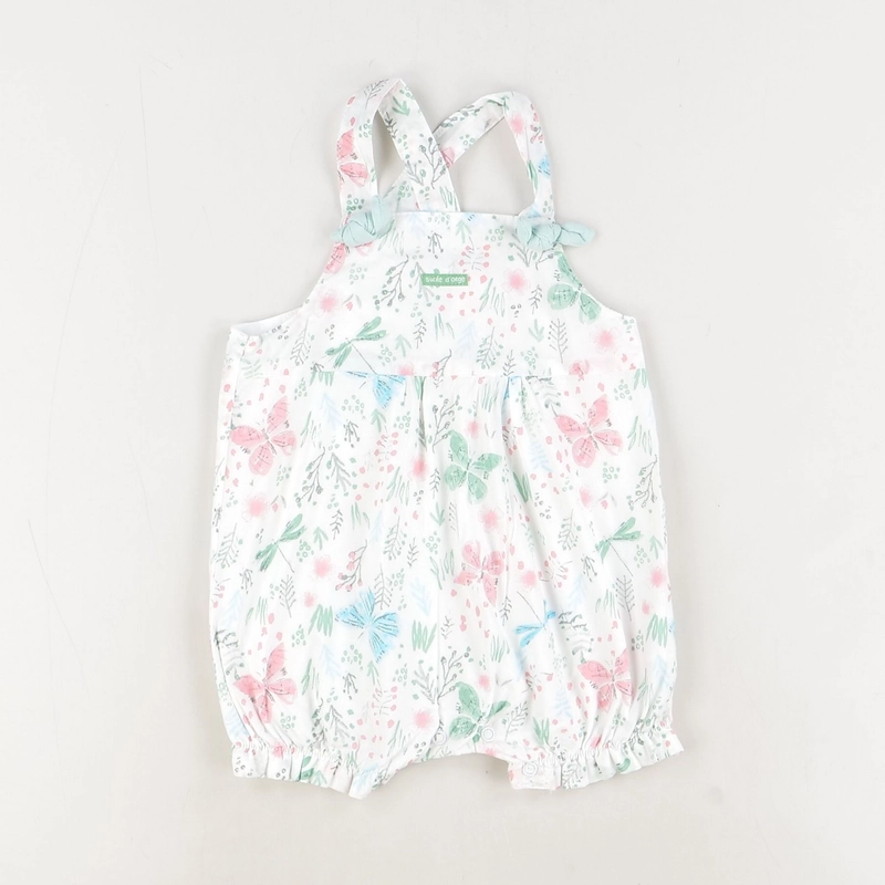Salopette multicolore - Sucre d'Orge - Fille 9 mois - Seconde Main