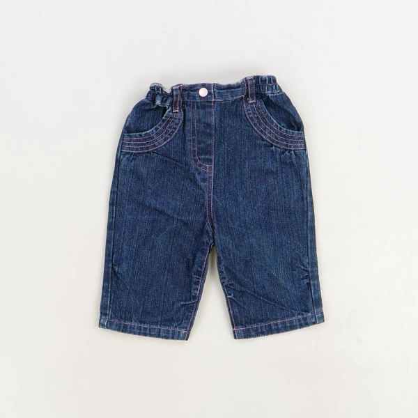 Pantalon bleu - Babibou - Fille 6 mois - Seconde Main