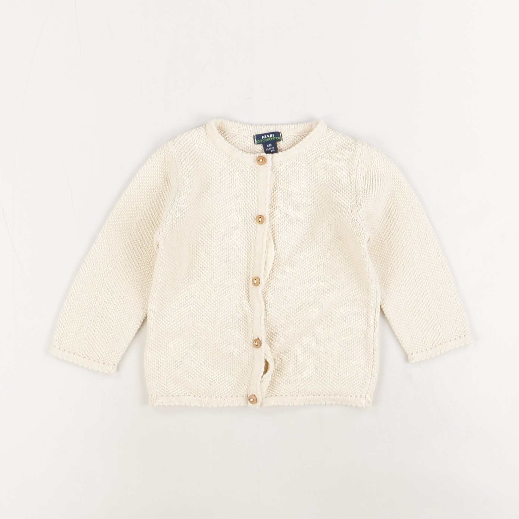 Gilet beige - Kiabi - Fille 6 mois - Seconde Main