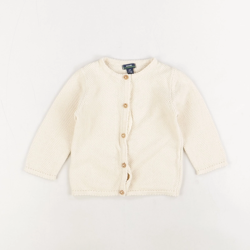 Gilet beige - Kiabi - Fille 6 mois - Seconde Main
