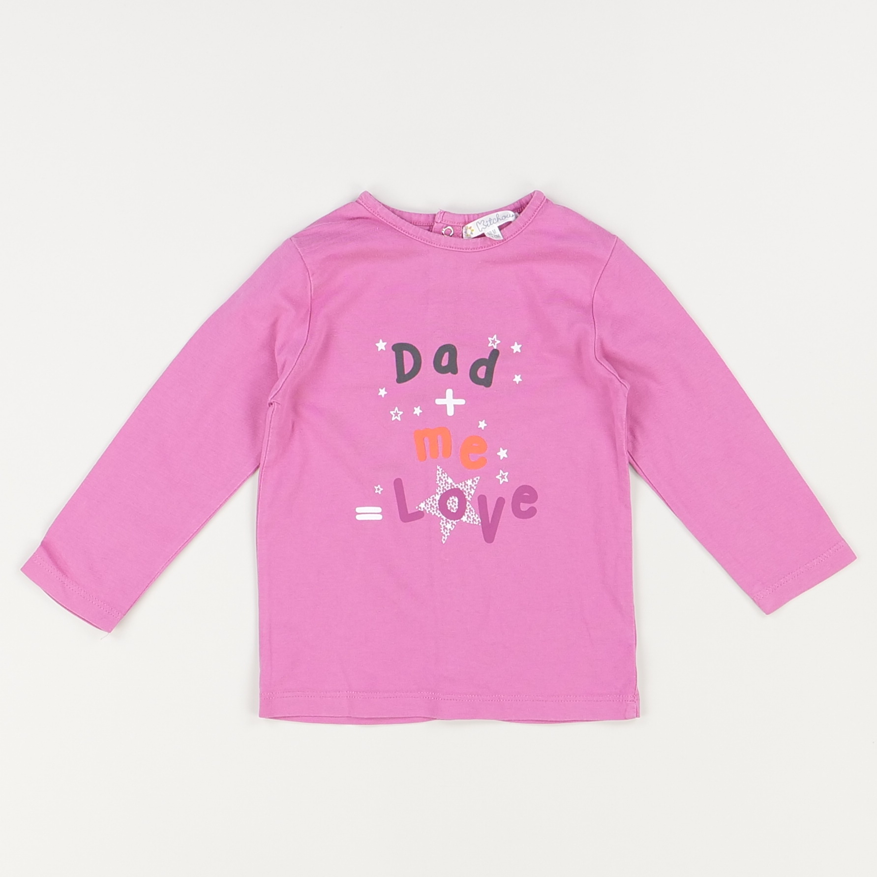 T-shirt rose - Kitchoun - Fille 18 mois - Seconde Main
