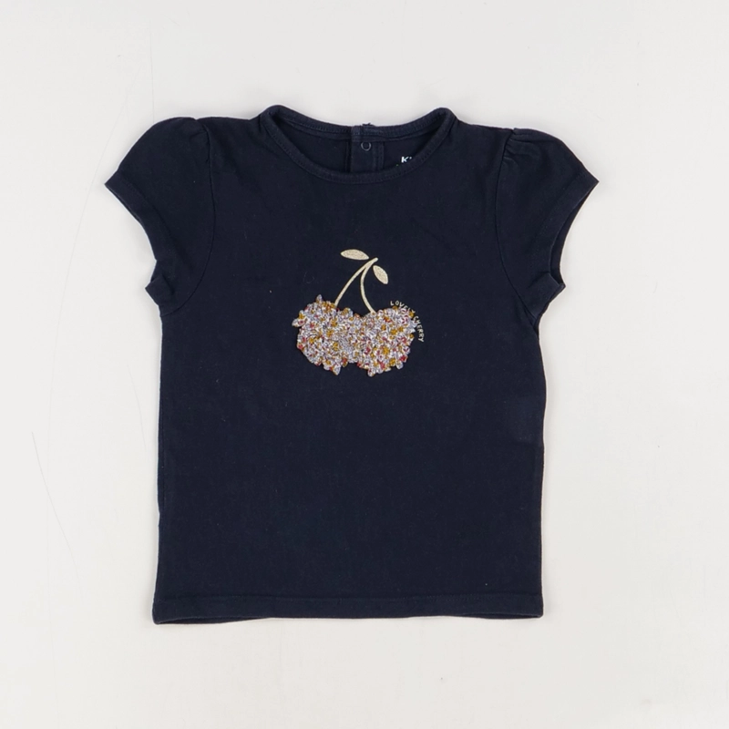 T-shirt bleu - Kiabi - Fille 24 mois - Seconde Main