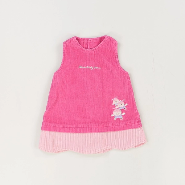Robe rose - Sans marque - Fille 12 mois - Seconde Main