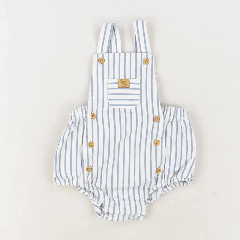 Salopette blanc - Gémo - Garçon 3 mois - Seconde Main