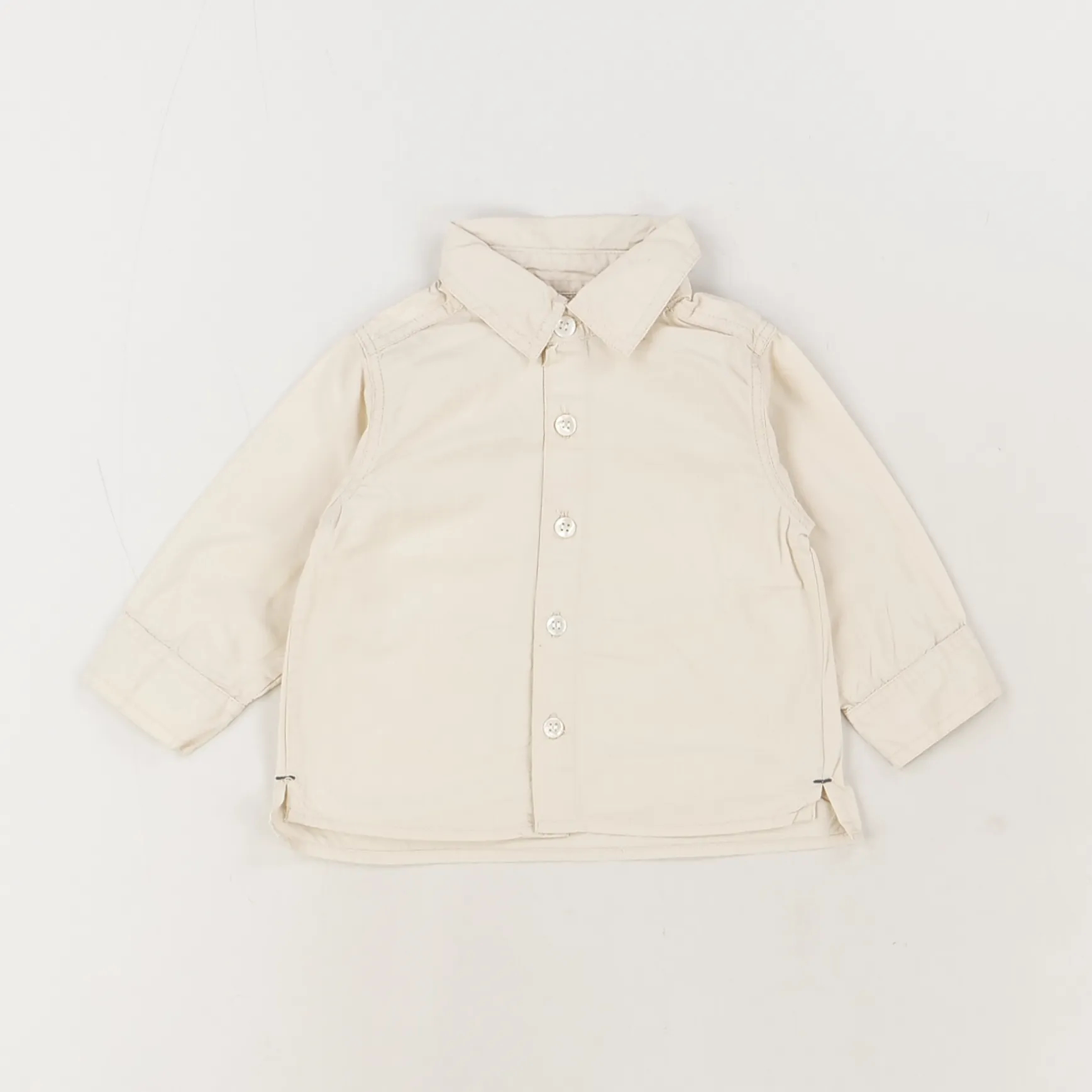 Chemise beige - Du pareil au même - Garçon 3 mois - Seconde Main