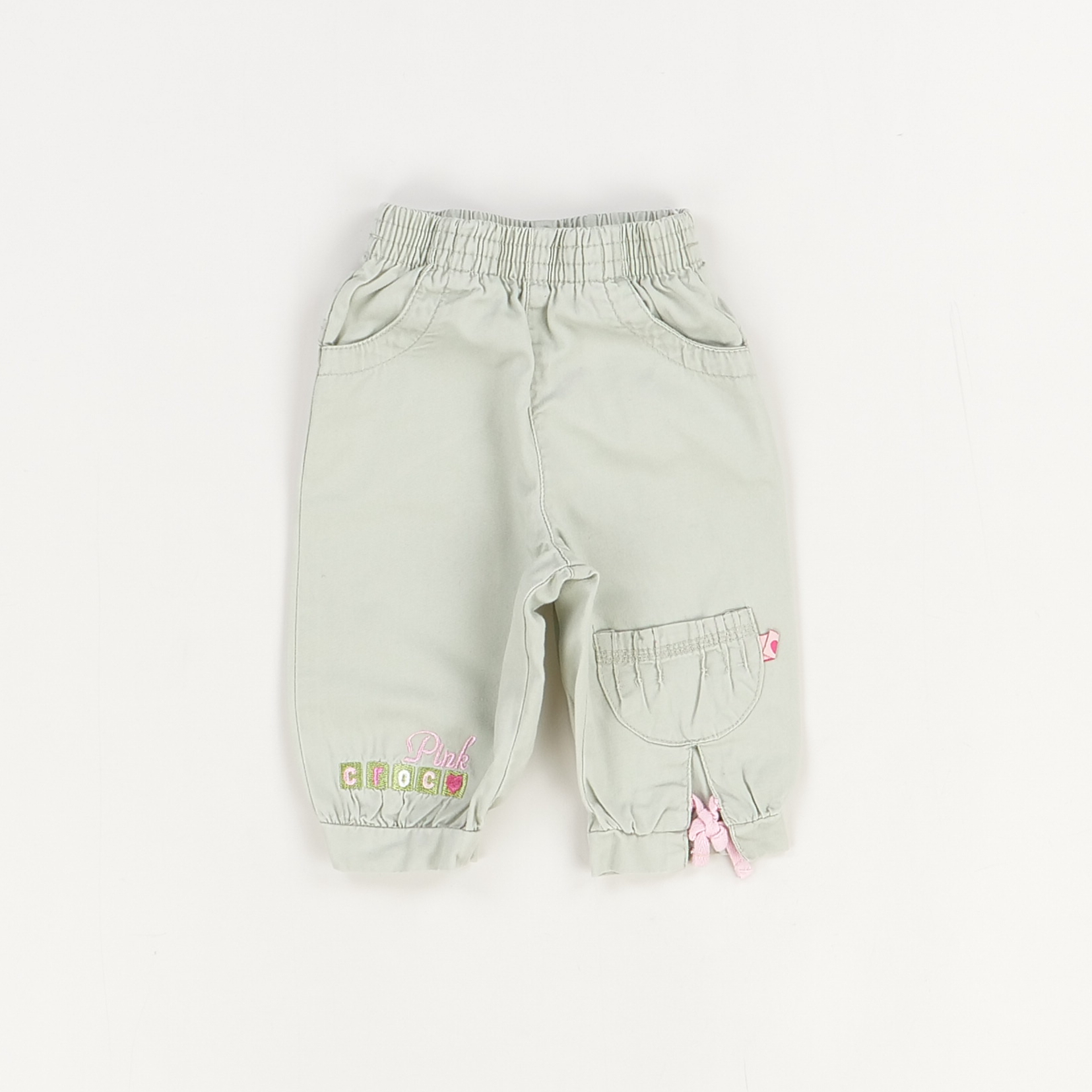 Pantalon vert - Kitiwatt - Fille 3 mois - Seconde Main