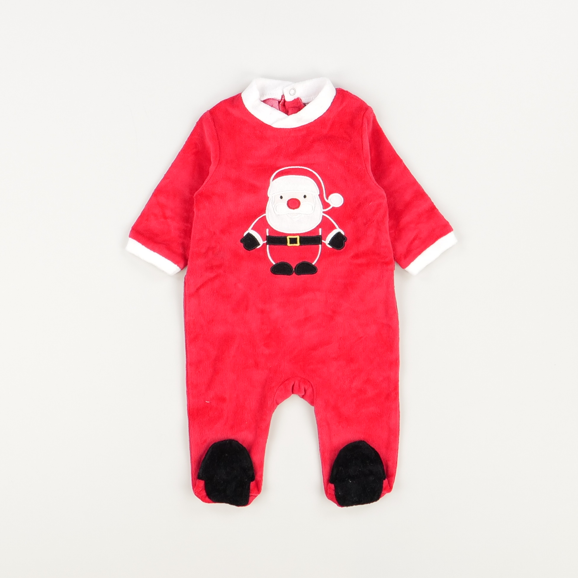 Pyjama rouge - Sans marque - Garçon 3 mois - Seconde Main