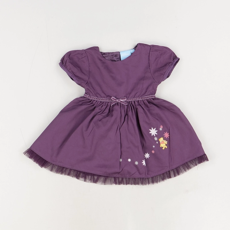 Robe violet - Disney baby - Fille 3 mois - Seconde Main